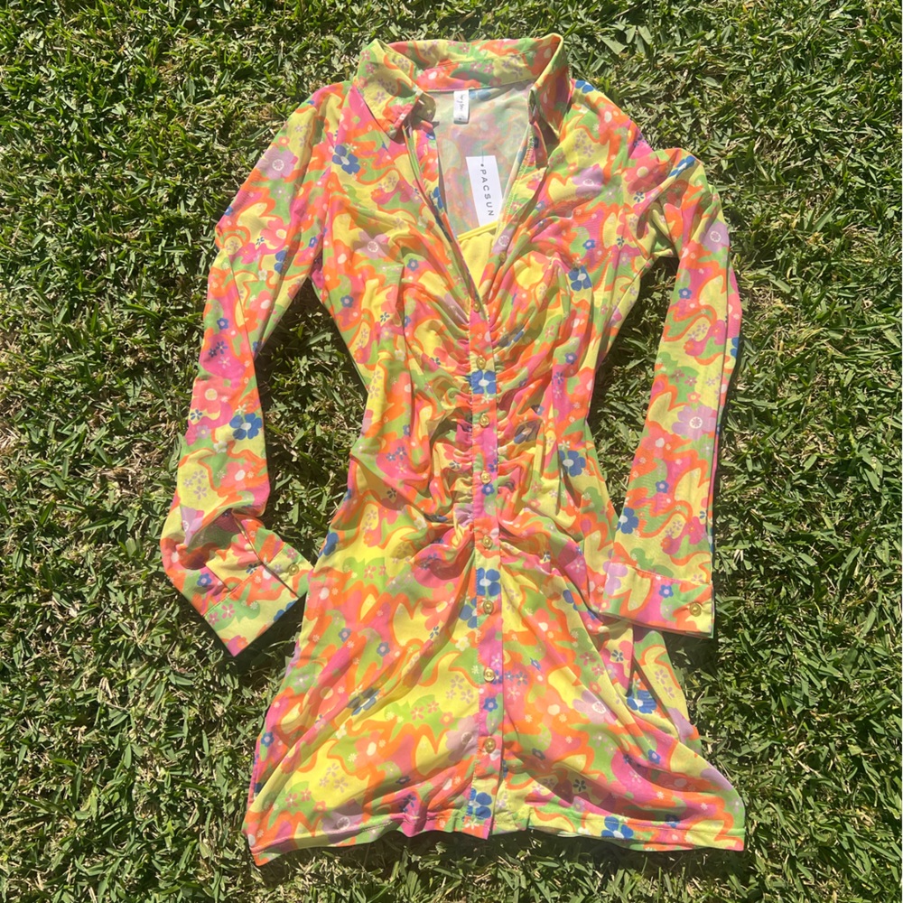 Pacsun Multicolor Floral Dress